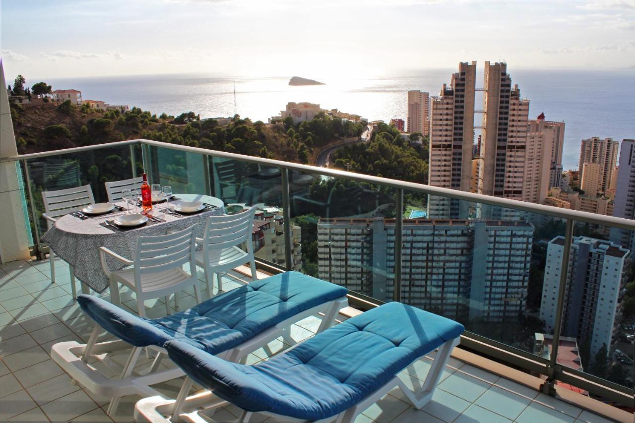 Skyline 26 Stunning Sea Views From A 2-Bedroom Apartment On The 26Th Floor 貝尼多姆 外观 照片